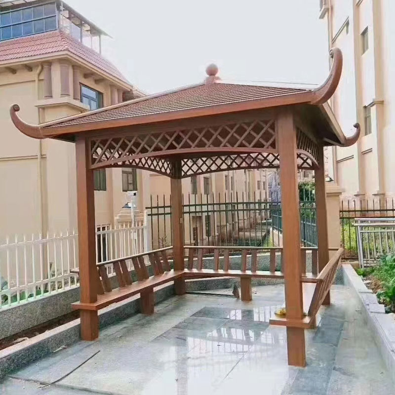 Courtyard New Chinese Style Outdoor Gazebo